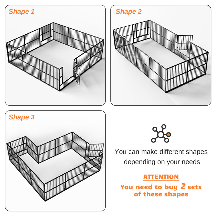 Dog clearance enclosures indoor